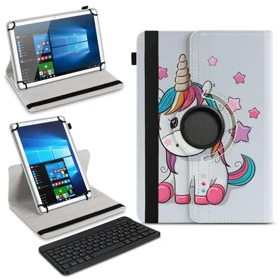 Produktbild von Tablet Tasche Tastatur Hülle für Blackview Tab 90 Schutzhülle Bluetooth CaseFarben:Motiv 13