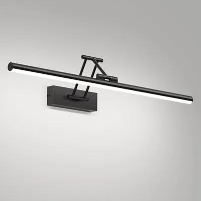 LED Spiegel-Lampe 60 cm, drehbar, IP44, 20W 1500 lm, kaltweiß, schwarz