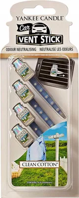 Immagine prodotto di Yankee Candle Car Vent Stick Clean Cotone 28 g