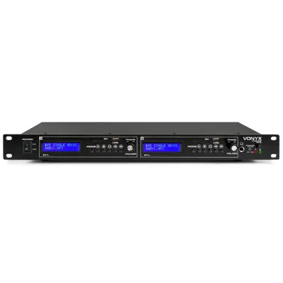 Obrázek produktu pro Vonyx VX2USB MK2 – duální přehrávač médií s podporou USB/SD/BT
