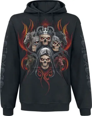 Produktbild von Spiral Kapuzenpullover Herren Revelation schwarz S