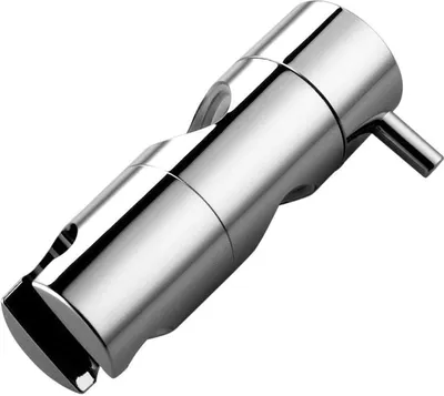 Obrázok produktu pre 22 mm nastaviteľný držiak sprchovej hlavice na posuvnú tyč, držiak hlavice, držiak ručnej sprchy, otočný o 360 stupňov, držiak rozprašovača, leštený chróm