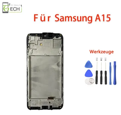 Produktbild von OLED Display für Samsung Galaxy A15 SM-A155F LCD + Rahmen Touchscreen