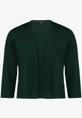 Produktbild von Zero leichte Damen Strickjacke, kurz geschnitten, mit Ärmeln in Dreiviertellänge