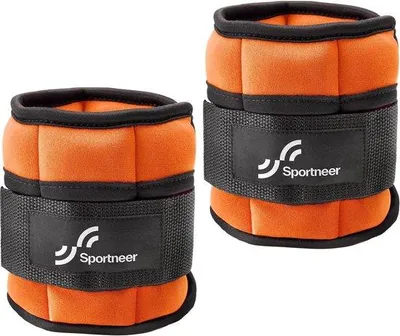 Obrázek produktu pro Nastavitelné závaží, 1–4,6 kg, pro fitness a běh, oranžová