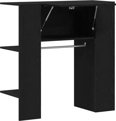 Zdjęcie produktu dla vidaXL Szafka do przedpokoju z półką o wyglądzie czarnego dębu 97,5 x 37 x 99 cm