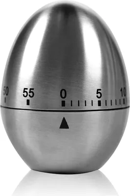 Produktbild von Küche Kurzzeitmesser "Ei" Küchentimer Eiförmige lustige Eieruhr Edelstahl rostfrei Kurzzeitwecker küche