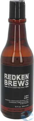 Produktbild von Redken Brews 3 In 1 Shampoo Conditioner Body Wash 300ml