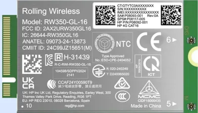 Immagine prodotto di HP Mobilfunkmodem 4G LTE Advanced Pro - M.2 Karte