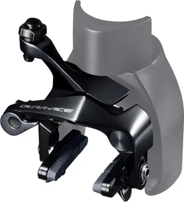 Immagine prodotto di Freno da corsa SHIMANO "Dura Ace" BR-9110 Mod.17, confezione SB, montaggio diretto, compatibile con pneumatici 28C, pattini freno R55C4, s