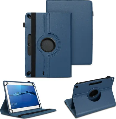 Produktbild von Tablet Tasche Huawei MediaPad M3 Lite 10 Hülle Schutzhülle Case Cover DrehbarFarben:Blau