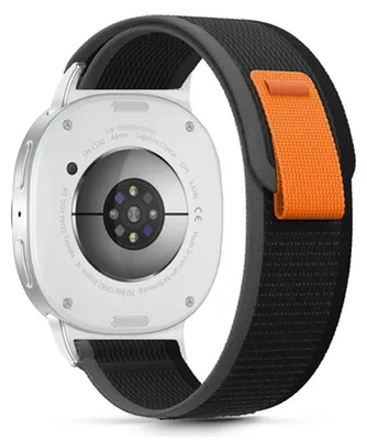 Immagine prodotto di Tech-Protect watch strap Nylon Stripe Samsung Galaxy Watch8/8 Classic 40/44/46mm, black/orange