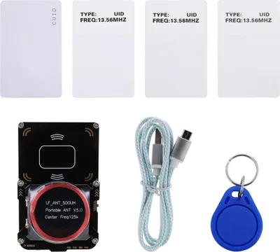 Image de Lecteur/copieur de cartes NFC Proxmark3 avec fonction de carte amovible (clone de carte MFOC) - Open Source