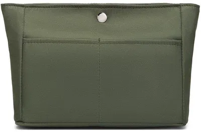 Productafbeelding van YONEBN waterdichte opbergtas lichtgewicht grote capaciteit nylon tas binnenzak handtas organizer, Nylon/Legergroen