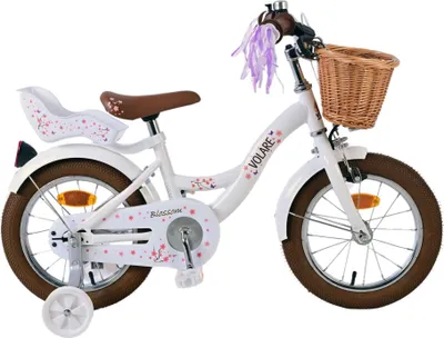 Produktbild von VOLARE Kinderfahrrad Blossom , 14  Zoll, weiß