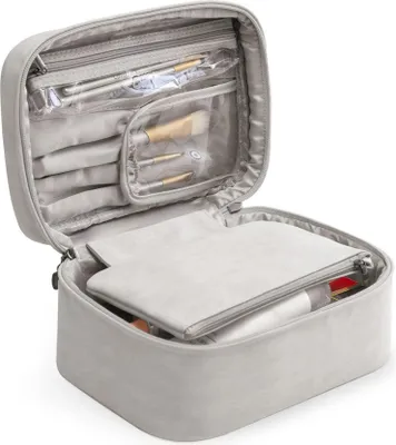 Immagine prodotto di IGOLUMON borsa per cosmetici Grande borsa impermeabile per articoli da toeletta Borsa per il trucco da viaggio