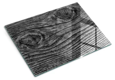 Imagen del producto de Tabla de cortar de vidrio - 40x30 cm - Tabla para la cocina - Vidrio templado - Protector para encimeras - Tabla para servir - Resistente al calor - Madera, color