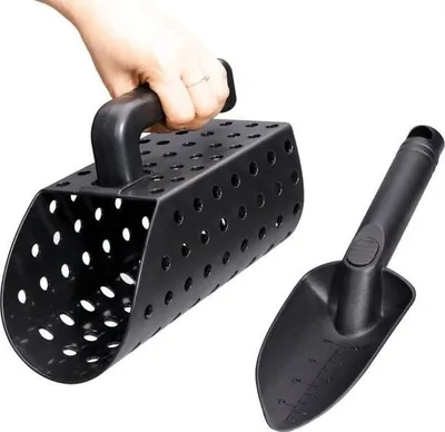 Obrázek produktu pro Sada lopatky a lopatky na písek pro hledání kovů, příslušenství k lopatce a lopatce na písek