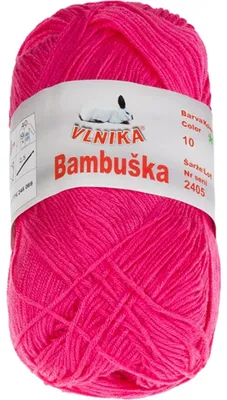 Obrázok produktu pre Priadza BAMBUŠKA – 50 g / 205 m – ružová