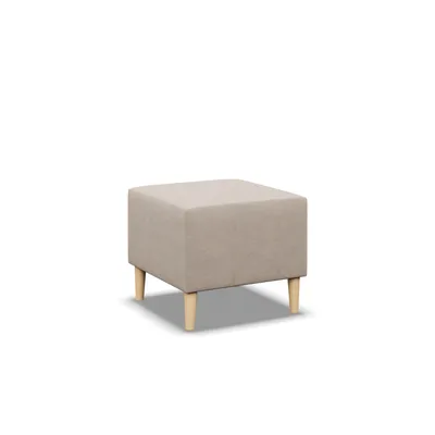 Produktbild von Pouffe-Fußhocker, wohnzimmer Sitzpouf BLANK 50x50cm,  Beige