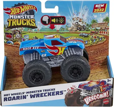 Obrázek produktu pro Hot Wheels Monster Trucks HDX63, Monster Truck, 3 rok/roky, LR44, Plast, Kov, Vícebarevný