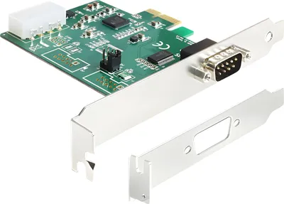 Obrázok produktu pre DeLOCK 89333, Pcie, Sériový, RS-232, 0,0009216 Gbit/s, 256 B, -30 - 75 °C