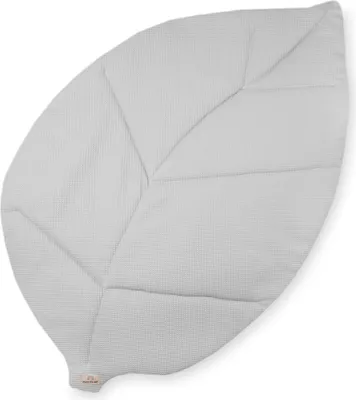 Produktbild von Julius Zöllner Waffelpiqué Light grey Krabbeldecke Blatt 170x110