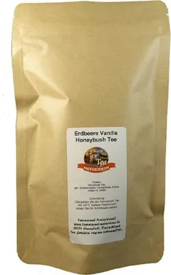 Produktbild von Erdbeere Vanille Honeybush Tee Naturideen® 100g