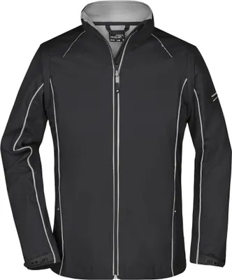 Produktbild von 2 in 1 Jacke mit abzippbaren Ärmeln black/silver, Gr. XL
