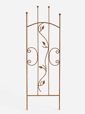 Produktbild von Staudenhalter Rost 150 x 48 cm - Blumenhalter - Rankengewächs Pflanzenstütze - Blumenstütze - Staudenstütze - Rankhilfe Strauchhalter - Rosenstütze