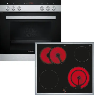 Produktbild von Siemens EQ111KS01B, Keramik, 4 Zone(n), Glas, 4 Zone(n), Groß, Rund