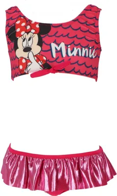 Produktbild von Minnie Mouse Bikini Badeanzug für Mädchen Farbenfroher Schwimmkleidung 3/4 Jahre