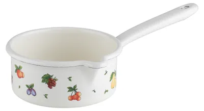Produktbild von Riess Emaille Stielkasserolle Ø 14 cm 0,75 l Fruit Garden
