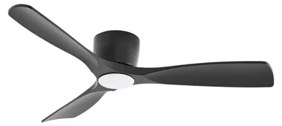 Produktbild von Lucande Smart LED-Deckenventilator Moneno, schwarz, DC, Tuya