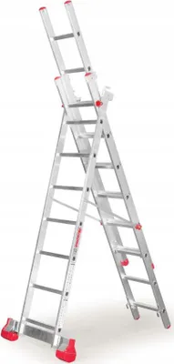 Produktbild von Dreielement-Leiter 3X15 Sprossen St450/3N - Dr St450/3N