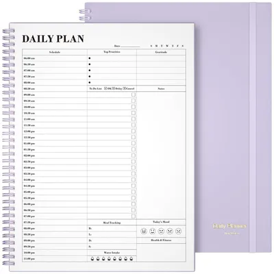 Produktbild von Ungeplante Tagesplaner mit To-Do Liste und Stundenaufteilung