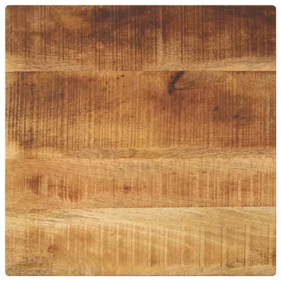 Produktbild von Best Möbel Tischplatte 40x40x2,5 cm Quadratisch Raues Massivholz Mango - Tischplatten Cloris Neu9376533 1parcel