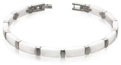 Produktbild von Boccia Damen Armband 0371-03 Titan Ceramic weiß