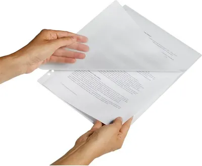 Produktbild von LMG Laminierfolien glänzend für A4 80 micron Universal-Lochung, 25 St.