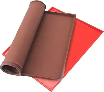 Produktbild von Silikon Antihaft-Backmatte, 2-teilig, flexibel, für Kekse, Cake