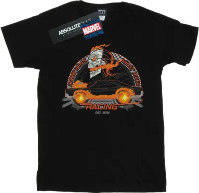 Produktbild von Marvel - "Ghost Rider Robbie Reyes Racing" T-Shirt für Herren BI38616 (L) (Schwarz)