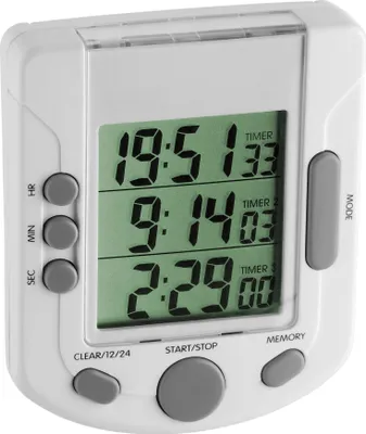 Obrázek produktu pro Digitální trojitý časovač "TRIPLE TIME" včetně baterie