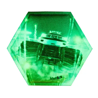 Produktbild von Ergobag Glow in the Dark-Klettie Monstertruck