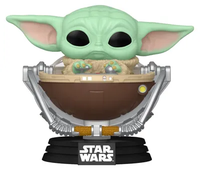 Produktbild von Star Wars: The Mandalorian and Grogu POP! Vinyl Wackelkopf-Figur Grogu in Pram 9 cm
