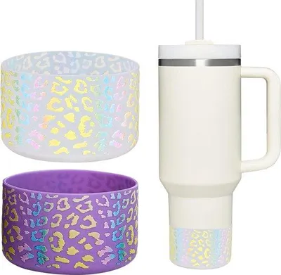 Produktbild von Famanu Tumbler-Bodenprotektor 2 Stück - Kompatibel mit Quencher und Hydro Flaschen