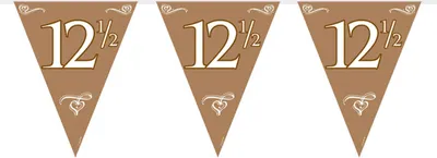 Produktbild von Folat 07377, Fahnenbanner, Kupfer, Geburtstag, 10000 mm