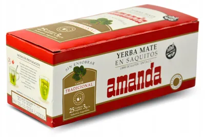 Productafbeelding van Yerba Mate Amanda Klassiek, espressomix, 25 theezakjes