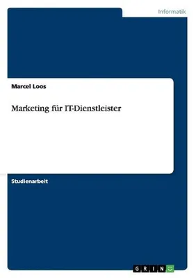 Produktbild von Marketing für IT-Dienstleister