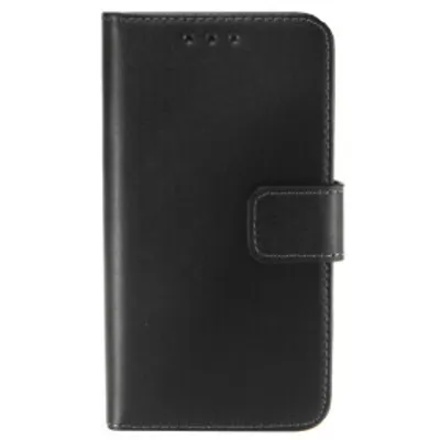 Image de Book Case Housse pour Galaxy S6 Edge Noir Housse en cuir
