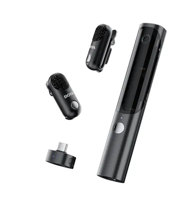 Image de Boya Magic Set-05 Système de microphone transformable, réduction du bruit assistée par IA, réglages via l'application